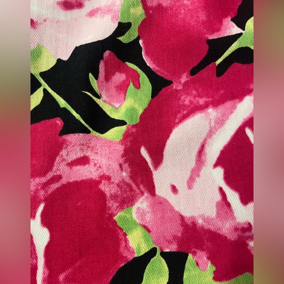 Talbots Pink and Green Floral Dress - Picture 9 of 9